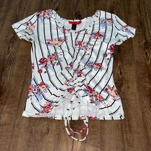 Flowered blouse